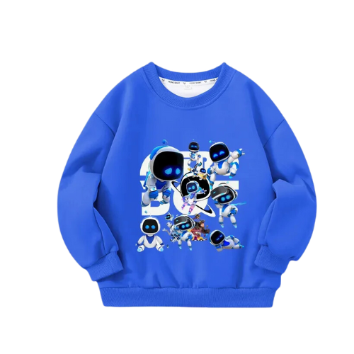 Astro Bot Blue Sweatshirt Kids