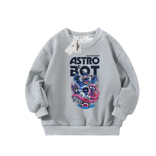 Astro Bot Grey Sweatshirt kids