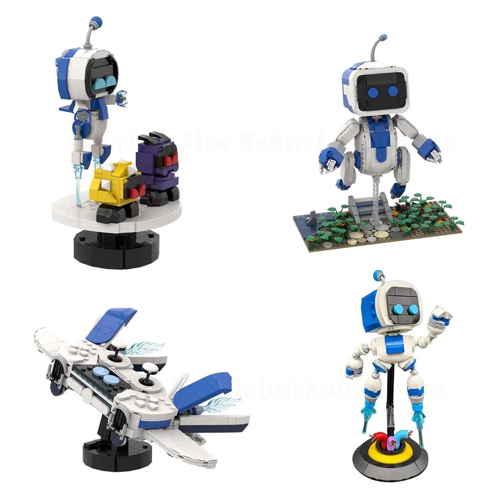 Astro Bot vs Enemies Block Figure Toy – 356 PCS Building Set