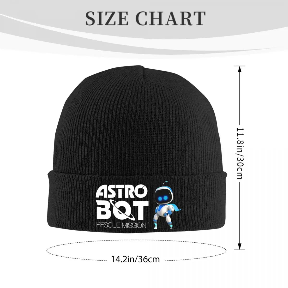 Astro Bot Rescue Mission Dark Grey Beanie