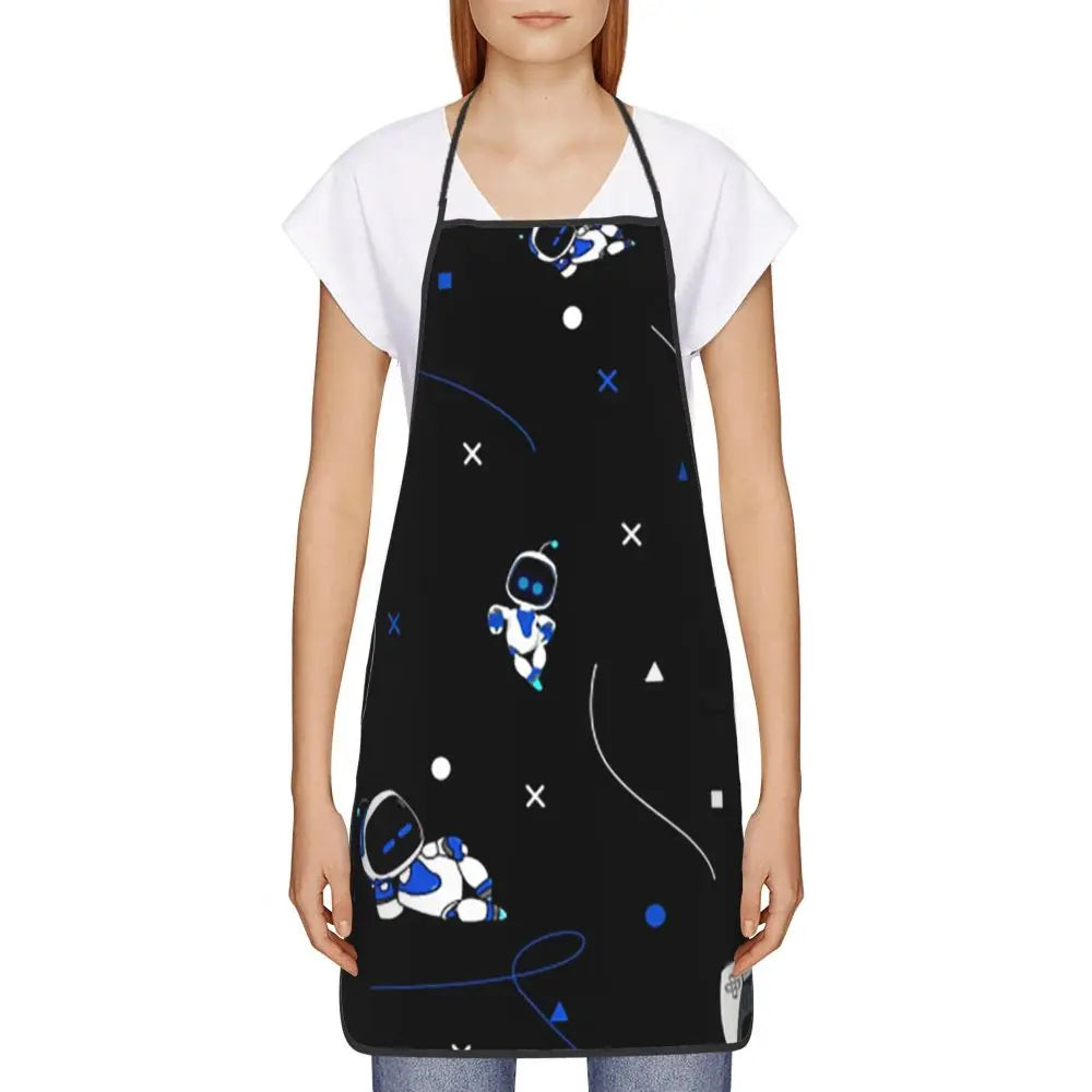 Galactic Adventure Edition Black - Astro Bot Kitchen Apron