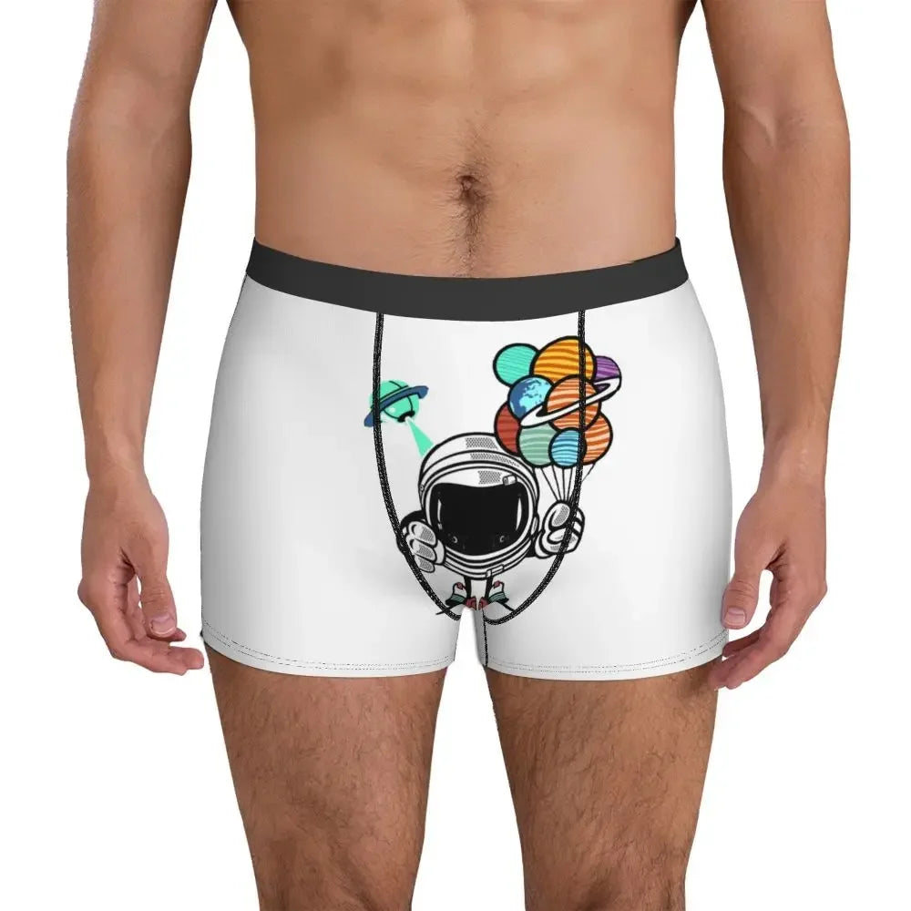 Space Balloon Edition White - Astro Bot Boxers