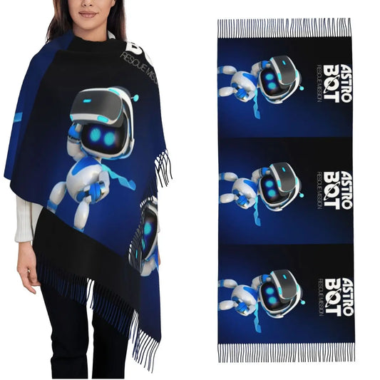 Astro Bot Silk Scarf