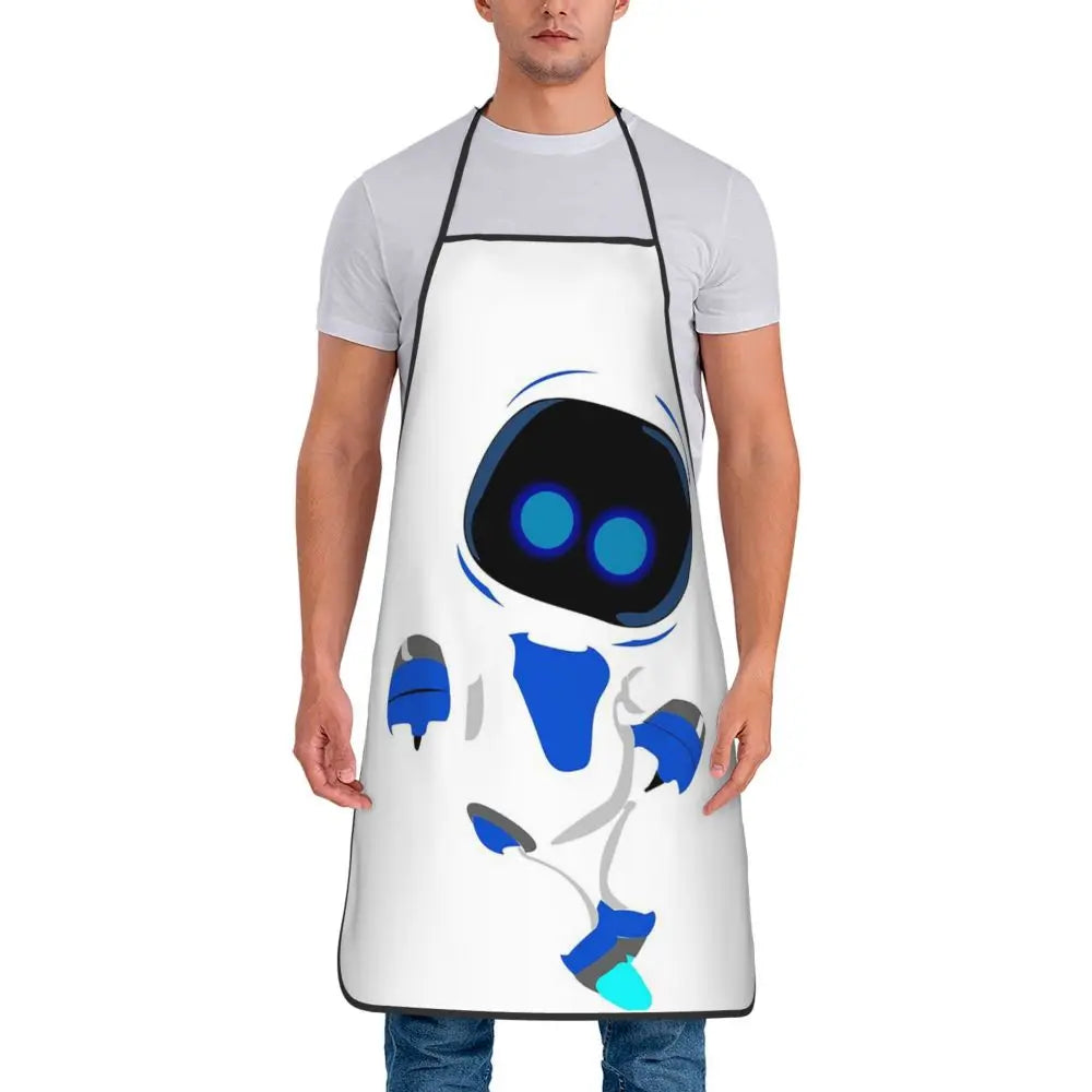 Hero Edition - White - Astro Bot Kitchen Apron