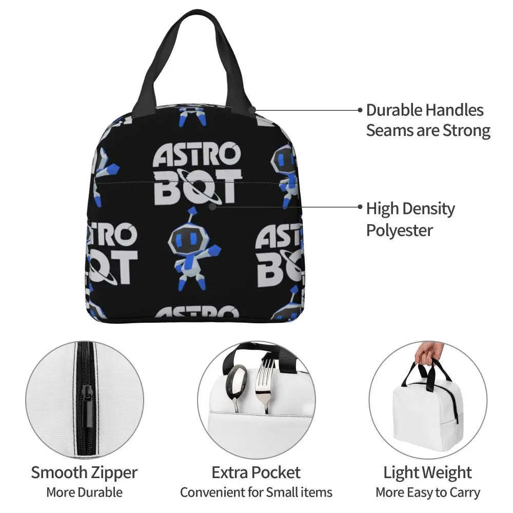 Stay Fresh in Style - Astro Bot All-Over Print Lunch Bag