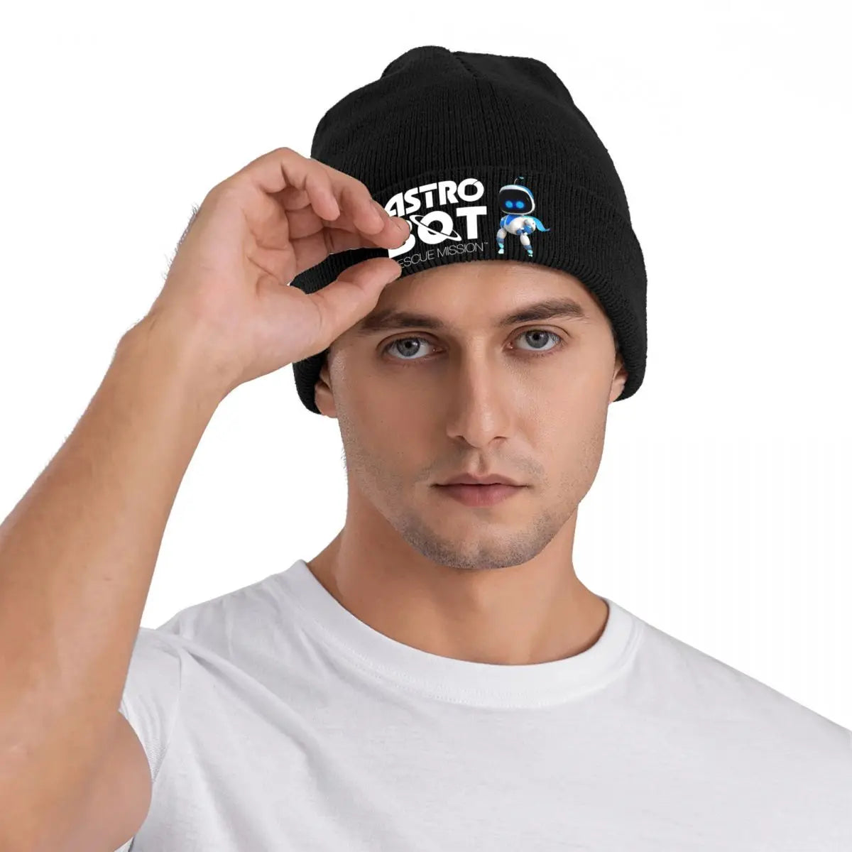 Astro Bot Rescue Mission Dark Grey Beanie