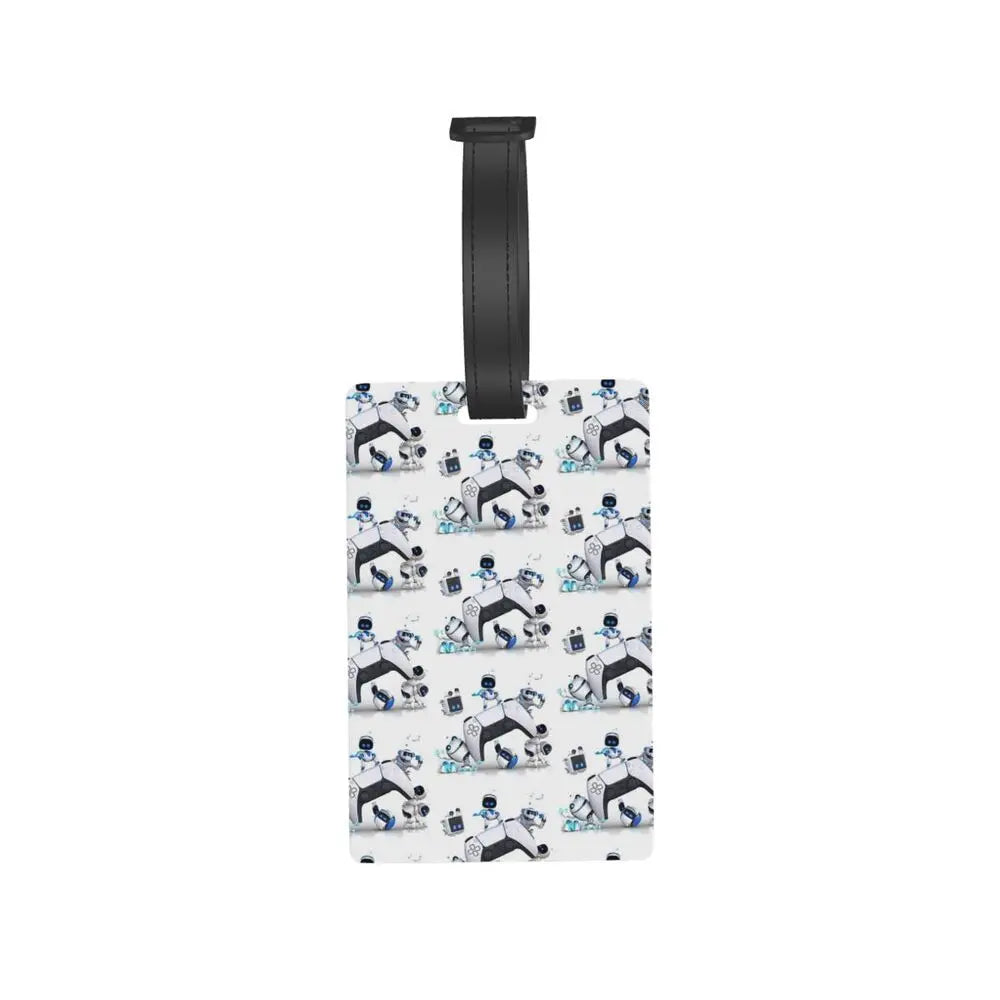 Explore New Dimensions with Astro’s Playroom - Astro Bot Patterned Luggage Tag