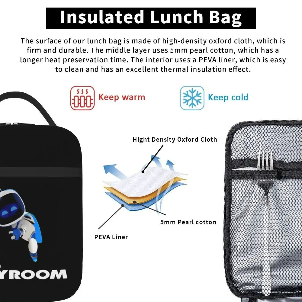 Astro Bot Playroom Lunch Bag – Carry Your Meals in Gaming Style