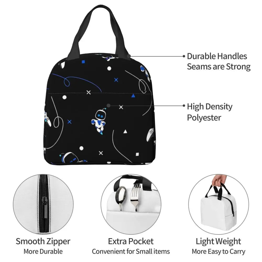 Explore the Universe in Style - Astro Bot Galaxy Lunch Bag