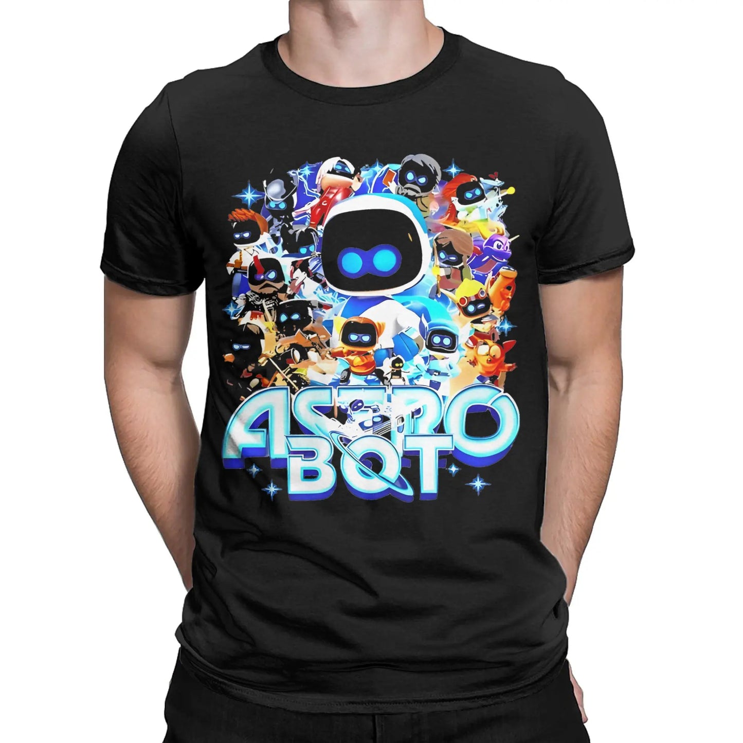 Astro Bot Dark Gray T-Shirt Gamers