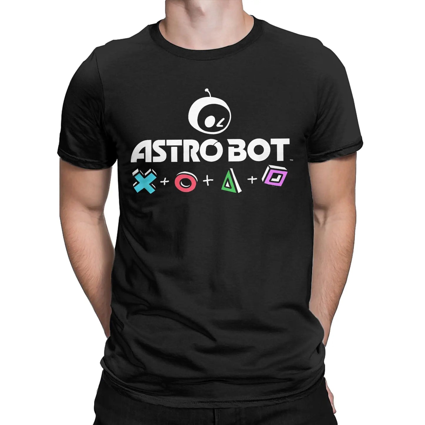 Black Astro Bot T-Shirt – Show Your Love for Astro Bot