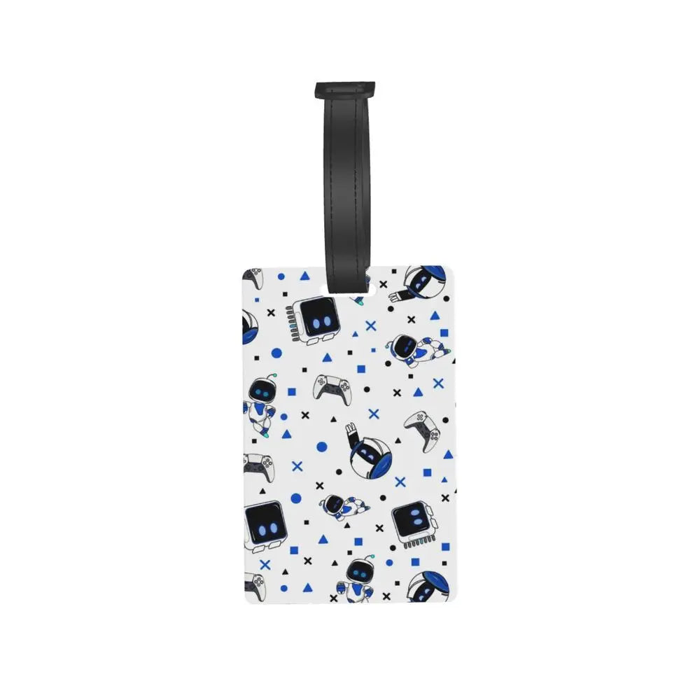 Level Up Your Travel with Astro’s Playroom - Astro Bot Patterned Luggage Tag