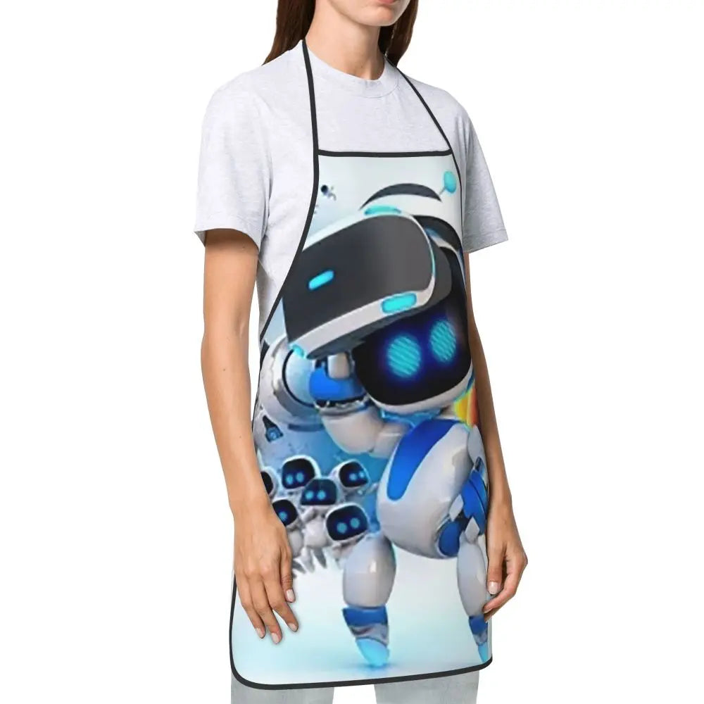 Commander Edition White - Astro Bot Kitchen Apron