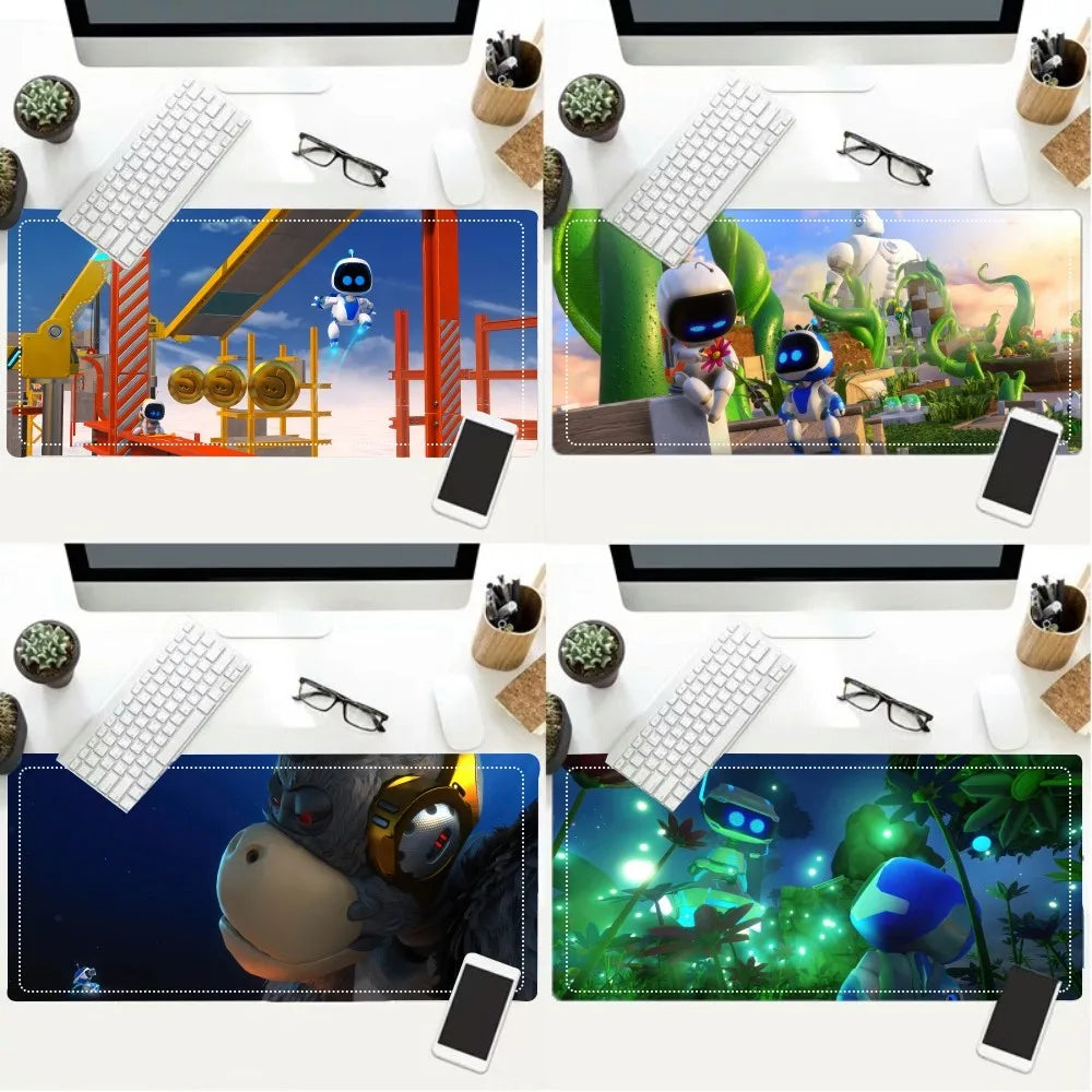 Astro Bot Luminous Forest Mouse Pad