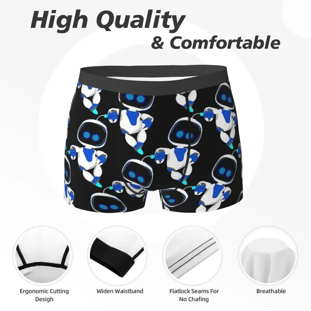 Repeat Pattern Edition Black - Astro Bot Boxers