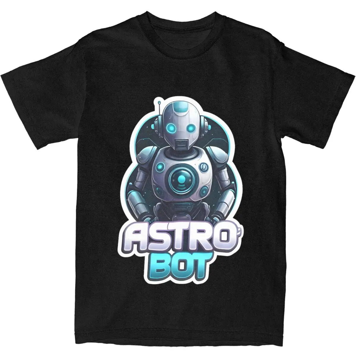 Classic Brown Robot Graphic - Astro Bot T-Shirt