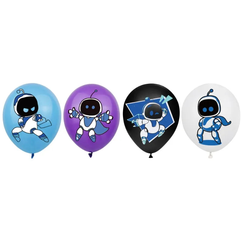 Astro Bot Theme Birthday Party DIY Decoration Set