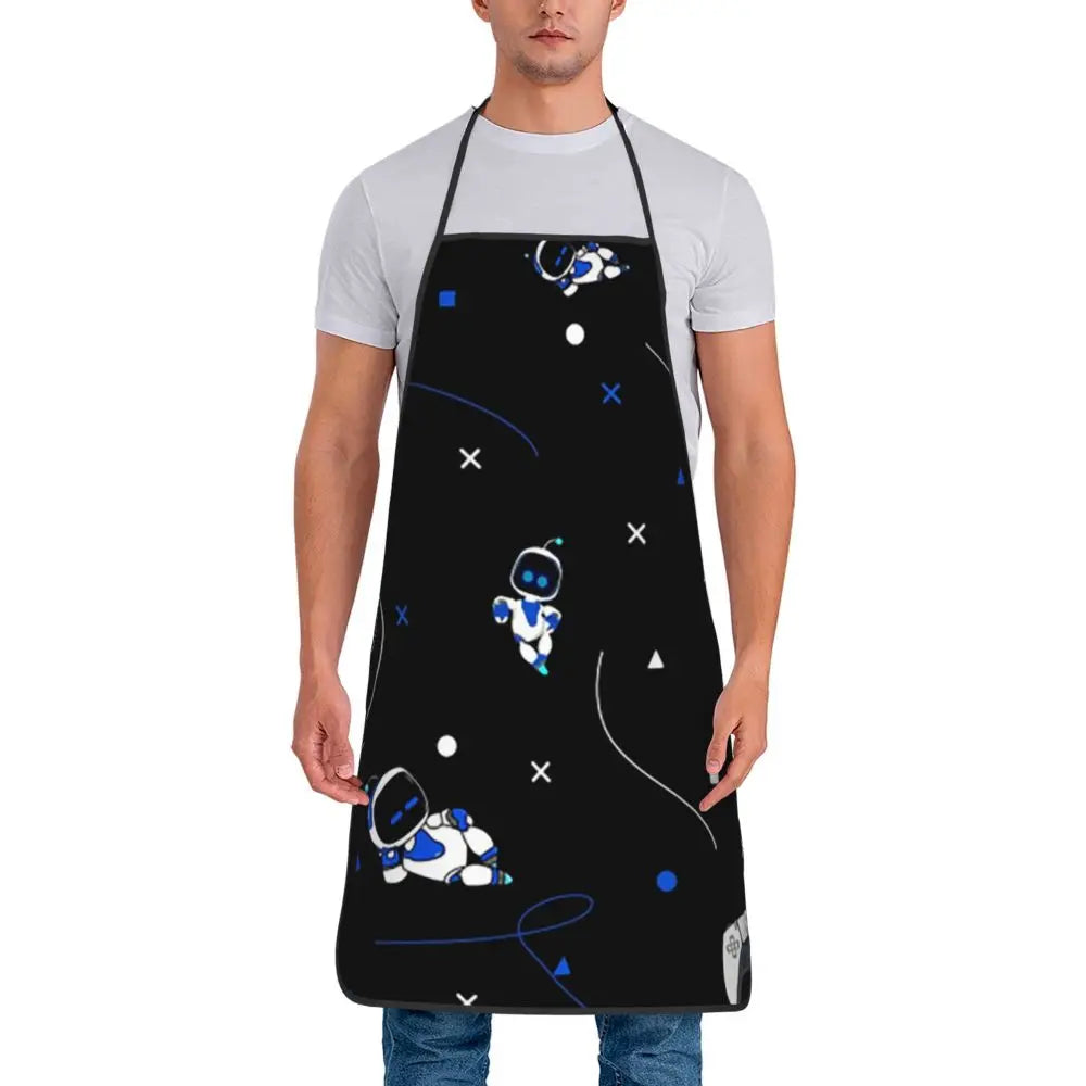 Galactic Adventure Edition Black - Astro Bot Kitchen Apron