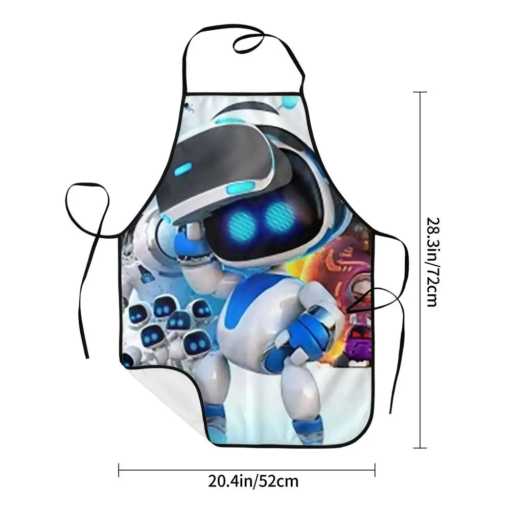 Commander Edition White - Astro Bot Kitchen Apron