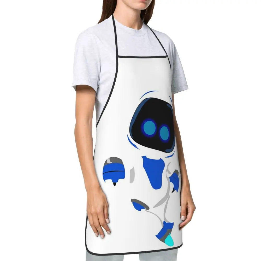 Hero Edition - White - Astro Bot Kitchen Apron