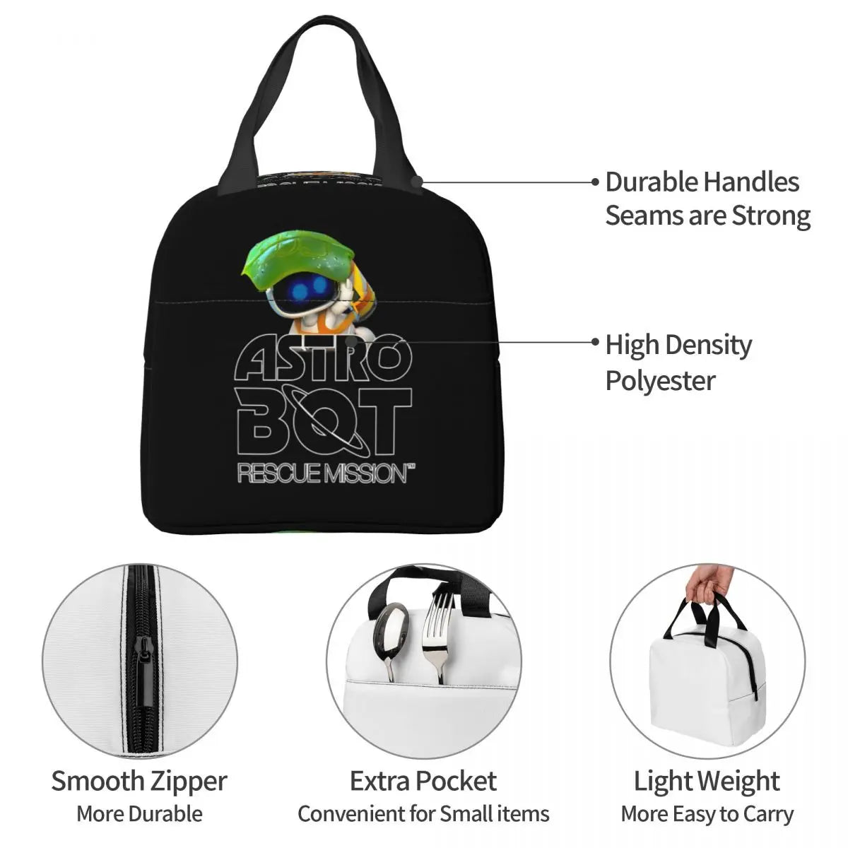 Keep Your Meals Fresh in Style - Astro Bot Rescue Mission Lunch Bag