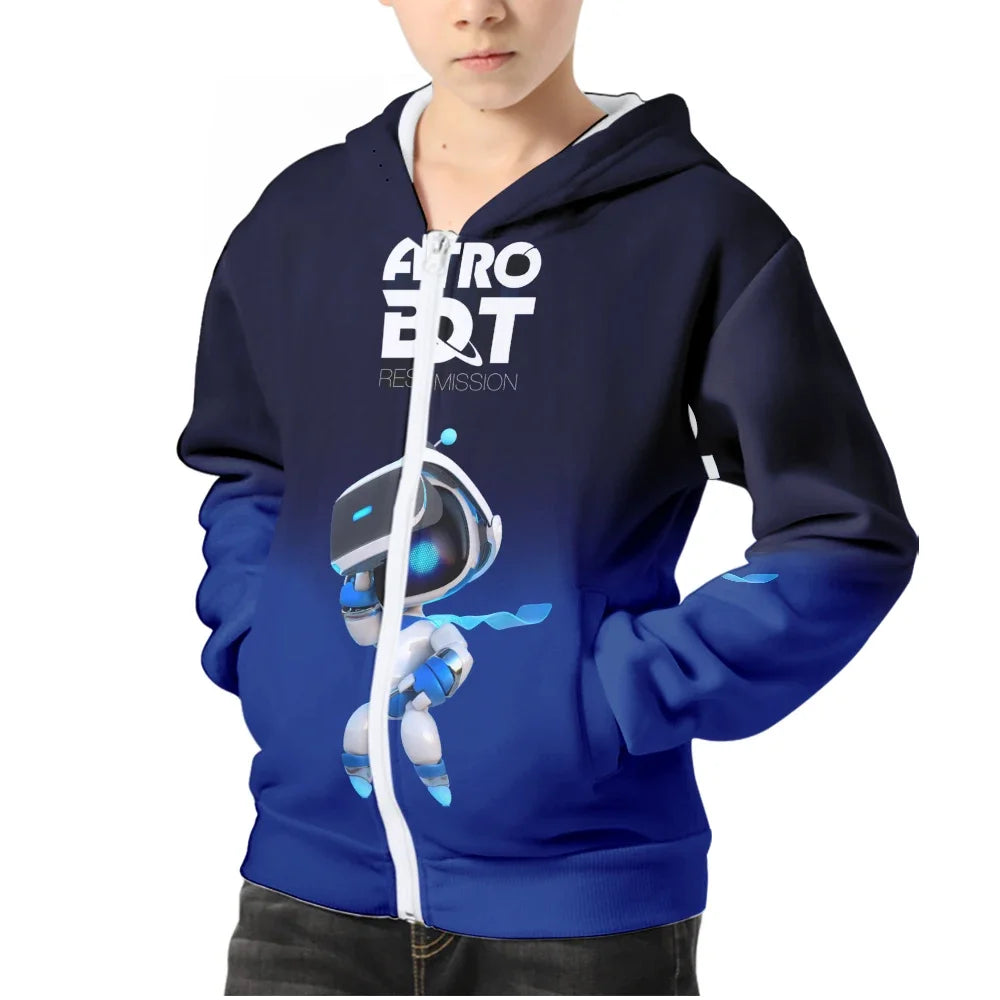 Astro Bot Heroic Blue Hoodie