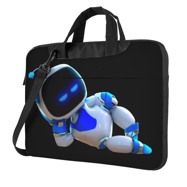 Travel in Style with Astro Bot – Black Astro Bot Laptop Bag