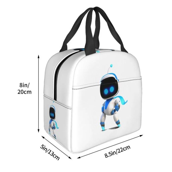 Keep Your Meals Fresh with Style - Astro's Playroom Lunch Bag (white)