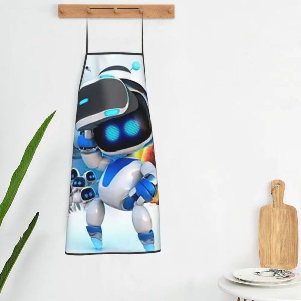 Commander Edition White - Astro Bot Kitchen Apron