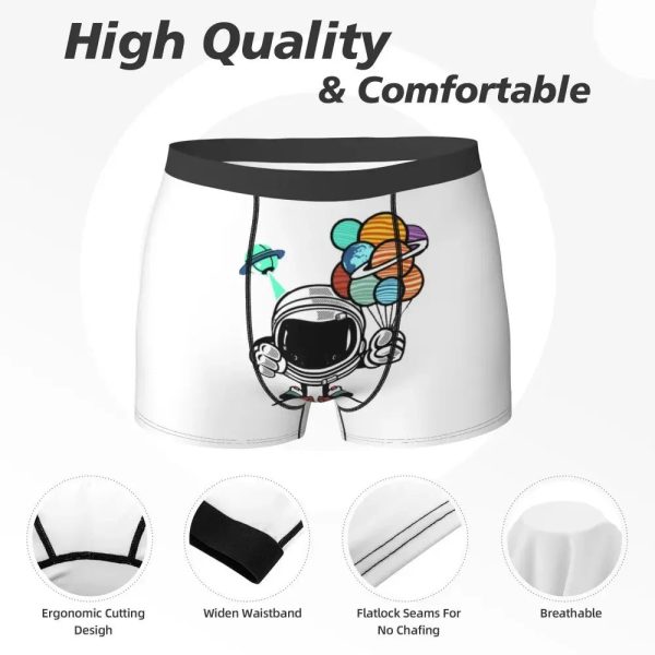 Space Balloon Edition White - Astro Bot Boxers