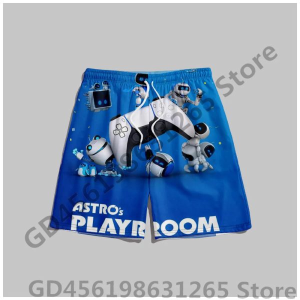 Fashion Summer ASTRO BOT Beach Shorts Men Ball Pants Hip Hop Boys/Kids Clothing Harajuku Jogging Pants Casual Breathable Shorts