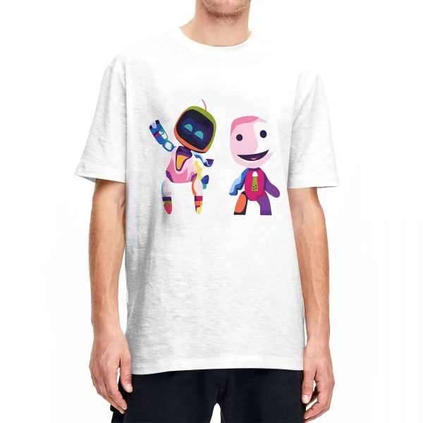 Astro Bot & Sackboy White T-Shirt