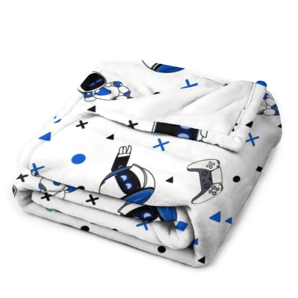 Cozy Up with Your Favorite Game - Astro Bot Patterned Blanket