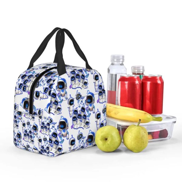 Fun and Functional - Astro Bot All-Over Print Lunch Bag (White)