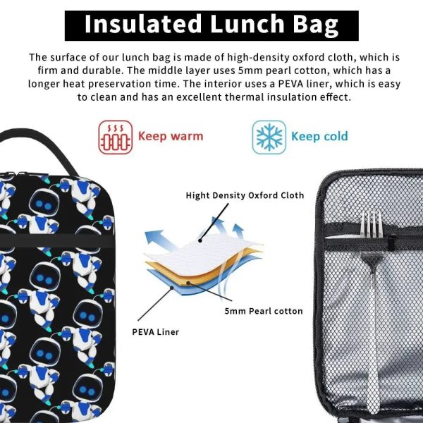 Astro Bot Pattern Lunch Bag – Your Lunch, Your Style