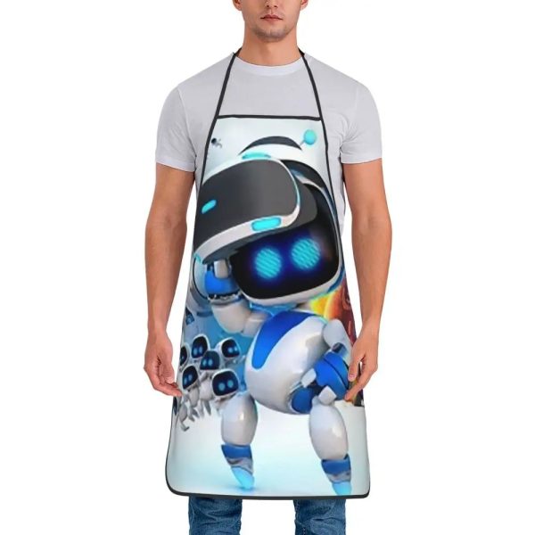 Commander Edition White - Astro Bot Kitchen Apron