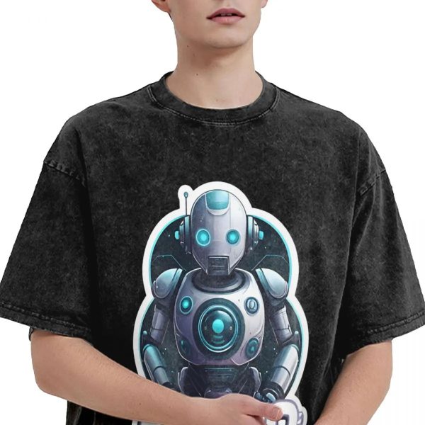 Iconic Robot Dark Gray - Astro Bot T-Shirt