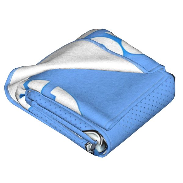 Cozy Astro Bot Fleece Blanket