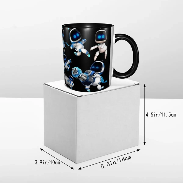 Astro Bot Action Mode Navy Blue Mug