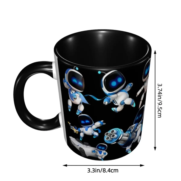 Astro Bot Action Mode Light Blue Mug